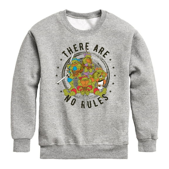 Teenage Mutant Ninja Turtles - There Are No Rules - Toddler & Youth Crewneck Fleece Sweatshirt