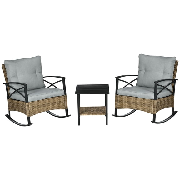 Washure Black Outdoor Adirondack Chair Cushions Set of 2, Tufted High Back Patio Chair Cushions