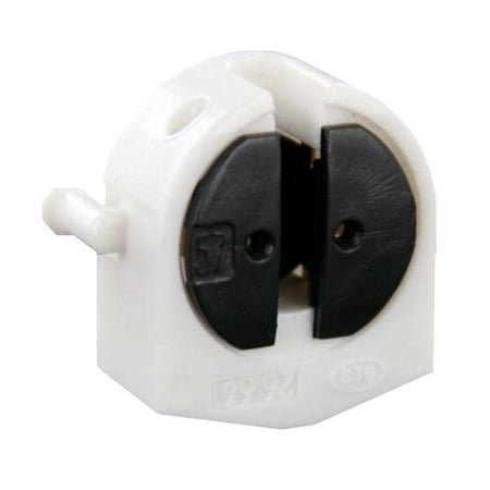 

BJB 00768 - Lampholder for T5 Miniature Lamps (UNSHUNTED T5 MINI BIPIN ROTARY LOCKING SOCKET WITH REAR SPLIT PIN MOUNTING)