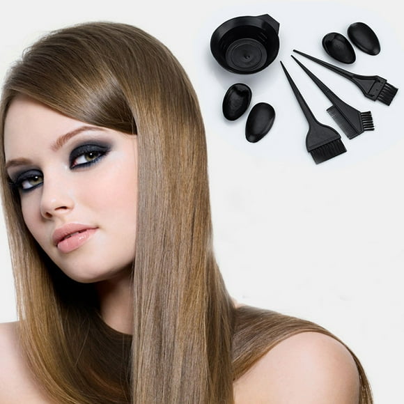 EARKITY Hair Dye Color Brush and Bowl Set, Hair Color Brush Mixing Bowl Kit Perfect Tools for Hair Tint Dying Coloring Applicator, Dye Brush & Comb/Mixing Bowl/Tint Tool/Earmuffs