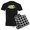 With Checker Pant, variant on - This Is Not A Drill Men's Dark Pajamas - Men's Dark Loose Fit Cotton Pajama Set