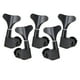 thumbnail image 1 of Piezas de Repuesto Sunnimix Piezas Bajas Sellado de la Cola del Pez Botón de Afinación Sintonizador de Clavija Negro 2L3R Afinadores de Bajo Machine Heads, 1 of 8