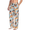 thumbnail image 2 of Yiaed Industrial Transportations Print Men's Lounge Pants, Loose PJ Bottoms, Long Pajama Pants for Men-Small, 2 of 5