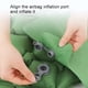 thumbnail image 3 of [Con Video] Inflable Portátil Ultraligera para Exteriores Inflable TPU Tipo Empuje Manual para Una Sola (verde Militar), 3 of 9