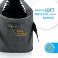 thumbnail image 3 of Bins & Things Shark Kids Laundry Hamper | Toy Organizer Basket | Baby Clothes Nursery, 3 of 7