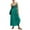 Green, variant on Elippeo Women Slip Dress Spaghetti Straps Backless Floral Swing Dress Summer Long Dress for Cocktail Party