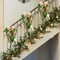 thumbnail image 3 of Couronne Illuminée de Vacances pour Escaliers, Cheminées et Entrées, Porte à Énergie LED Festive, 3 of 5