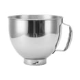 thumbnail image 1 of Recipiente de acero inoxidable 304 para mezclar, de repuesto con asa, para Cassic 4.5Q y Artisan 5QT, 1 of 14