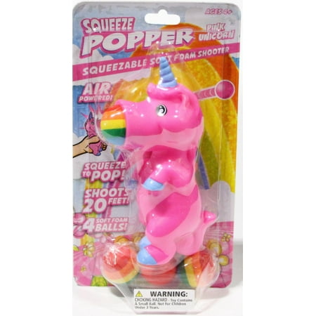 Hog Wild Squeeze Popper Pink Unicorn