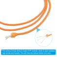 thumbnail image 4 of Unique Bargains Archery D Loop Rope 10 FT, 2 Pack Bow String Release Nock Wire Nocking Loop Ring, Orange, 4 of 4