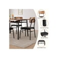 thumbnail image 2 of Qinaqin cm de Profundidadining Sala Set For 2 3Piece Moderno Mesa Anchoith Metálico Frame BuiltIn Almacenamiento Rack Space Saving Kitchen Padded, 2 of 6