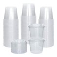 thumbnail image 2 of Galashield [100 Sets] 5.5 oz Small Plastic Containers with Lids, Jello Shot Cups with Lids, Disposable Portion Cups, Condiment Containers with Lids, Souffle Cups for Sauce and Dressing, 2 of 4