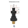 thumbnail image 5 of 1pc 1/4 Quick Release Pressure Washer Adapter up to 2300PSI Foam Connector - G G, 5 of 5