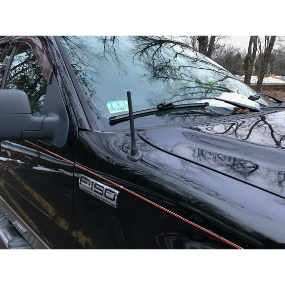 6 3/4" inch Short Black Antenna Mast Radio AM/FM FORD F-150 F150 1980-2008 Brand New