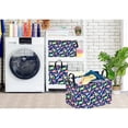 thumbnail image 6 of Bohemian Dinosaur Storage Basket with Handles - Vibrant Dino Print Laundry Hamper & Toy Organizer, Durable Polyester Multi-Purpose Rectangular Bin for Kids' Room Decor,  Shelf Baskets, 6 of 9