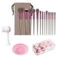 thumbnail image 1 of 13pcs Makeup Brushes Kit With Wood HandleEyeshadow Brush Makeup Sponge Set Beauty Tools With Storage Bag, 1 of 9