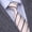 Beige, variant on Men's 2.36‘’ Slim Ties for Men Red White Blue Striped Necktie Skinny Japanese Korean style Silver Grey Cravat