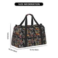 thumbnail image 3 of Rateoe Multicolored Butterflies C Pattern Gym Bag for Women, Duffle Bag for Travel with Wet Pocket, Carry on Weekender Bags for Women, Water Resistant Travel Bag Duffel Bag, 3 of 7