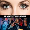 thumbnail image 1 of Horror Fashion Eyeshadow Sticker Set Sombra de ojos Temporal Eye Tattoo Sticker Mujeres Fiesta de Halloween Eye Makeup Sticker Face Impermeable Fake Eyeshadow Ey, 1 of 2