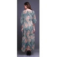 thumbnail image 4 of Bimba Kaftan Floral pour Femmes, Tenue d'Intérieur de Vacances, Robe Maxi, Couvre-Maillot de Plage - 4X-5X, 4 of 5