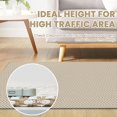 thumbnail image 2 of Braided Area Rug x Ft Washable Rugs for Entryway Throw Rugs Rubber Backed Boho Door Mat Indoor Entrance Cotton Kitchen Rugs Woven Front Door Rug for Foyer Living Room Tan/, 2 of 8
