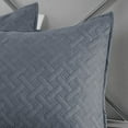 thumbnail image 2 of Mainstays Emma Grey Basketweave Polyester Pillow Sham, Standard (1 Count), 2 of 5