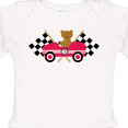 thumbnail image 4 of Inktastic Race Car Racing Bear Animal Boys or Girls Long Sleeve Baby Bodysuit, 4 of 5