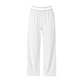 thumbnail image 5 of Liuinsasek Womens Casual Lounge Long Pants Fashion Solid Color Lightweight Pajama Pants Elastic Waist with Pockets Wide Leg Yoga Pants, 5 of 10