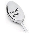 thumbnail image 1 of LXRAINQI Cereal Spoon - Stainless Steel - Funny 'Cereal Killer' Engraved - 1 Pc, 1 of 6