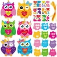 thumbnail image 1 of Diy Colorful Owl Greeting Cards for Valentine'S Day 2026, Valentine'S Day Children'S Craft Set: Owl Craft Set Suitable for Classroom and Family Fun Activities 24 Pieces., 1 of 8