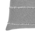 Gap Home Frayed Denim Decorative Square Throw Pillow Dark Grey 22" x 22