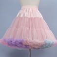 thumbnail image 5 of Women Tulle Petticoat, Soft Puffy Skirt, Elastic Waist Petticoat Tutu Tulle Skirt, Fluffy Skirt, Multi-Layer Party Puffy Skirt, 5 of 7