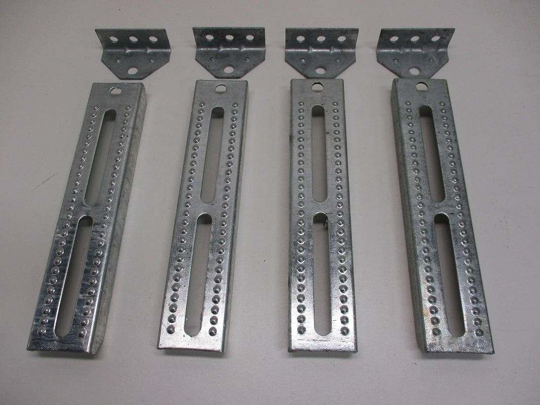 (4) Boat Pontoon Trailer 12" Bolster Bunk Board Adjustable Swivel