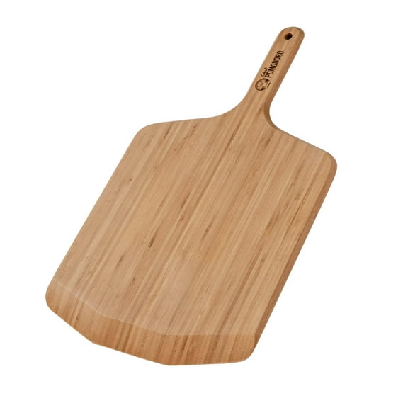 Chef Pomodoro Bamboo Pizza Peel, Wooden Pizza Paddle and Serving Board-20 in x 12 in x 0.2 in