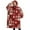 Red Christmas Patchwork, variant on Oversized Wearable Blanket Hoodie,Red Christmas Patchwork Pattern Sherpa Blanket Hoodie with Super Pockets,Super Warm Fuzzy Pullover for Women & Men