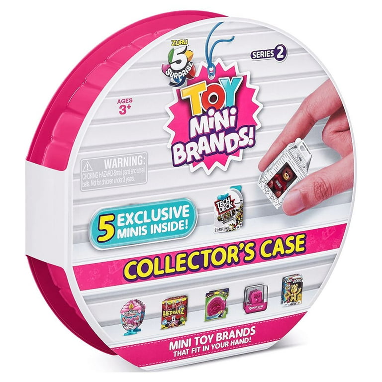 Zuru 5 Surprise Mini Brands Series 4 Collectors Case with 5 Exclusive Minis  (Styles May Vary)