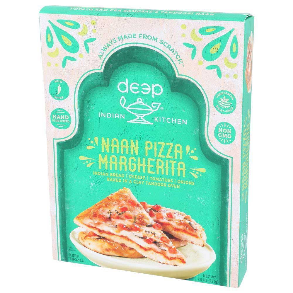 Deep Indian Kitchen Margherita Naan Pizza, 7.8 Ounce -- 12 per case.