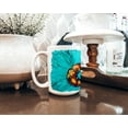 thumbnail image 4 of Carolines Treasures MW1100CM15 Shrimp Teal Shrimp Coffee Mug 15 oz 15 ounce multicolor, 4 of 5