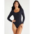 thumbnail image 2 of Sofia Jeans Women's Seamlessly Smoothing Scoop Neck Bodysuit, Sizes XS-2XL, 2 of 6