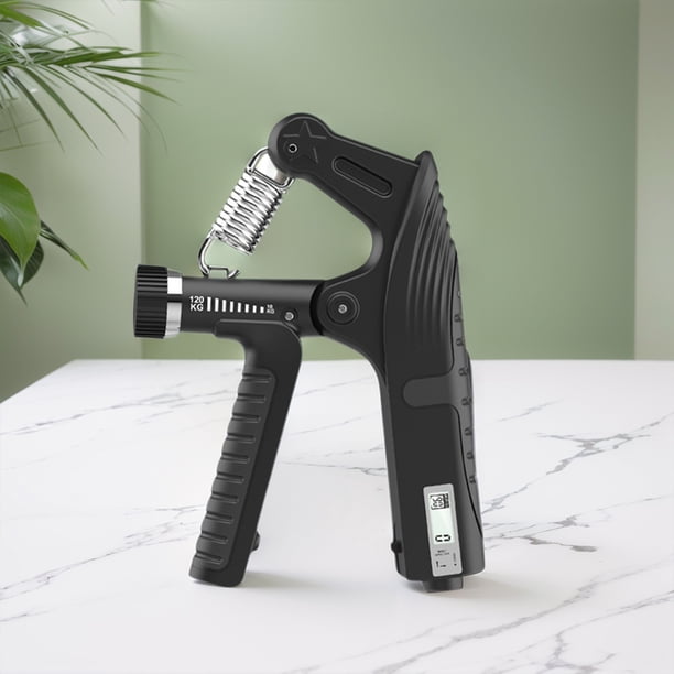 Entrenador de ejercicios de brazo con resorte de cuenta regresiva/conteo ajustable para gimnasio de 10 a 120 kg, ideal para desarrollar músculos y recuperarse de lesiones