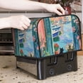 thumbnail image 7 of Pofeuu Coastal Cat By The Window Print Toaster Cover 4 Slice, Bread Dust Cover & Fingerprint Protection, Kitchen Small Appliance Covers(Toaster Cover), 7 of 7