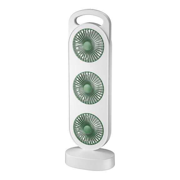 Triple Turbine Design Fan USB Charging High Wind Desktop Fan Home Dormitory Fan Si G620