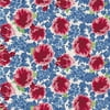 The Pioneer Woman 21" x 0.5 yd 100% Cotton Floral Precut Sewing & Craft Fabric, Red and Blue
