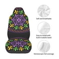 thumbnail image 4 of Balery Mardi Gras5 Funda de Asiento para Auto con Diseño - Cubierta Frontal Suave y Transpirable con Protector Antideslizante- 1 Unidad, 4 of 5
