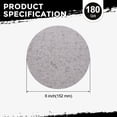 thumbnail image 2 of 50 Pcs Grid Sanding Discs 6 Inch 180 Grit Hook and Loop Random Orbital Sandpaper Suitable for Drywall Sander Wood Metal Furniture, 2 of 6