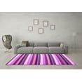 thumbnail image 3 of Ahgly Company Indoor Rectangle Abstract Purple Contemporary Area Rugs, 4' x 6', 3 of 4