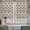 Beige, variant on Sage Green Pine Leaves Tier Curtains 54 Inch Length, Abstract Geometric Gray Plaid Cafe Short Curtains for Bathroom Over Sink, Small Kitchen Curtain Light Filtering Tiered Drapes 2 Panels 27.5"Wx54"L