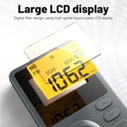 LC-dolida Portable Radio AM FM,Digital Mini Radio with Rechargeable Battery LCD Display for Walking,Small Radio Portable Pocket,Suitable for Indoor,Outdoor,and Emergency Use(Silver Gray)