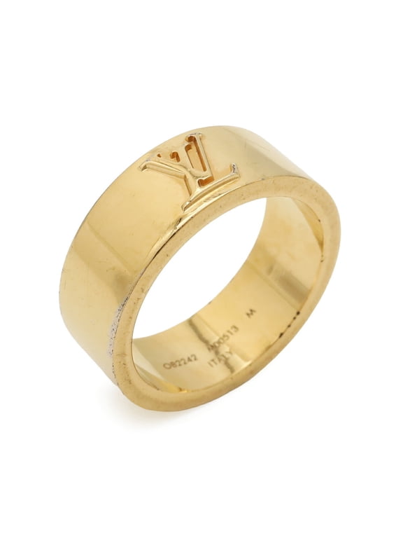 Pre-Owned LOUIS VUITTON Louis Vuitton Ring LV Instinct Set 2 GP Gold M size (approx. Japanese...