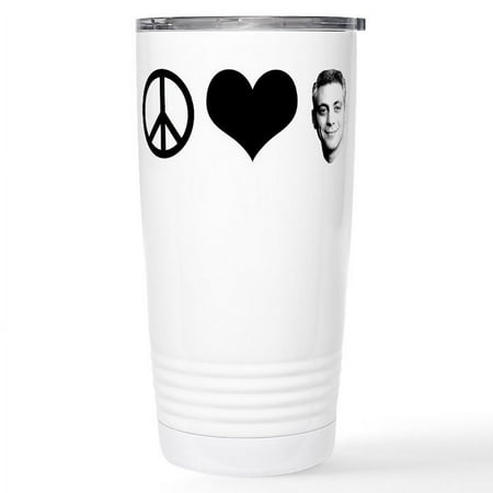 

CafePress - Peace Love Rahm Emanuel Stainless Steel Travel M - Insulated Stainless Steel Travel Tumbler 20 oz.
